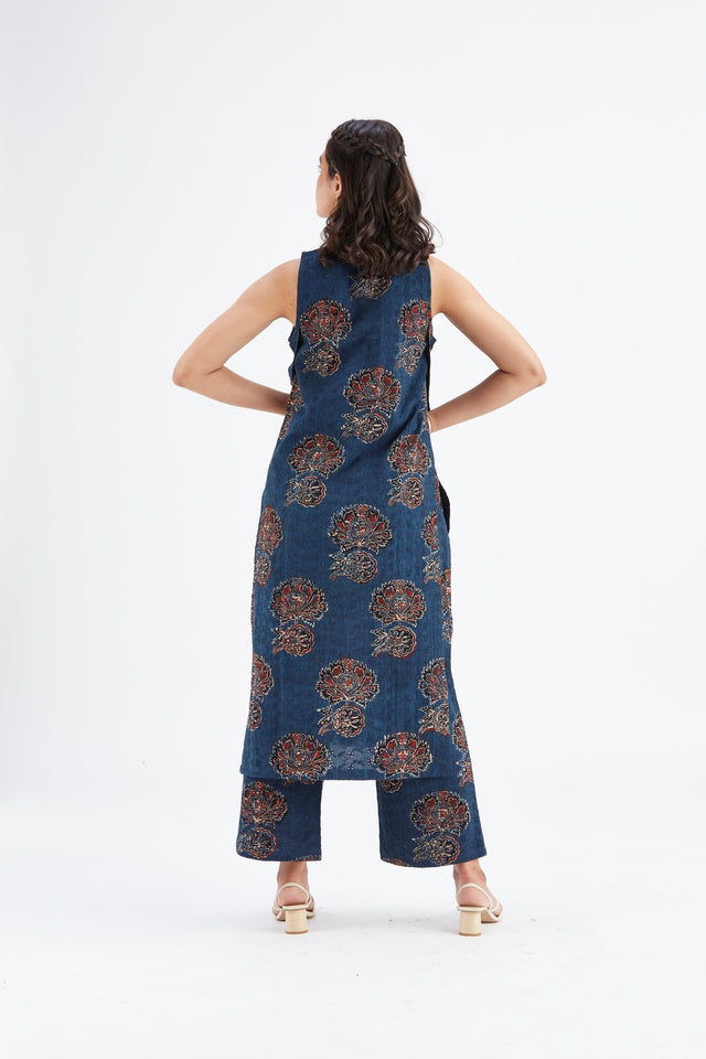 Nava Indigo kurta set - Two-Piece Set - Mizyana
