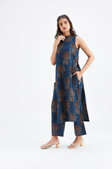 Nava Indigo kurta set - Two-Piece Set - Mizyana