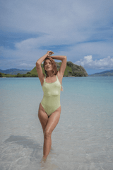 Naya One piece Swimsuit - Honeydew / Melon - Swimsuit - Mizyana