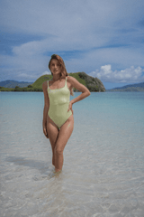 Naya One piece Swimsuit - Honeydew / Melon - Swimsuit - Mizyana