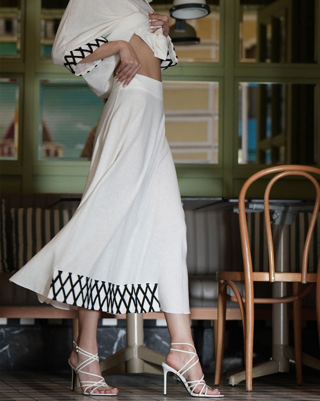 NELI LINEN SKIRT - Skirt - Mizyana