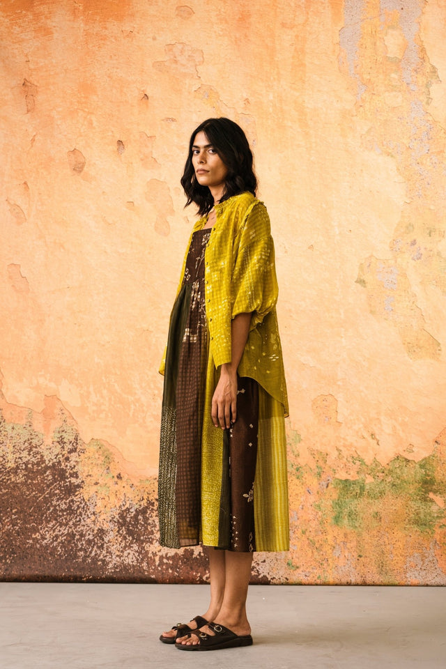 Nerissa Dress with Meadow Shirt - Two-Piece Set - Mizyana