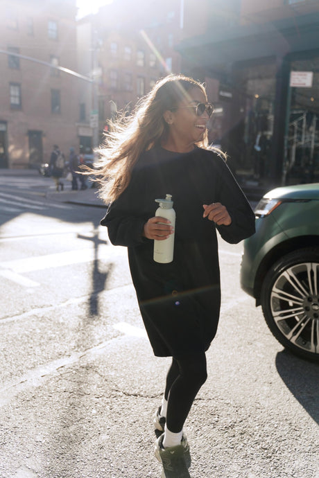 Nina Sweater dress - Black - Dress - Mizyana