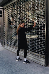 Nina Sweater dress - Black - Dress - Mizyana