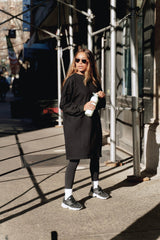 Nina Sweater dress - Black - Dress - Mizyana