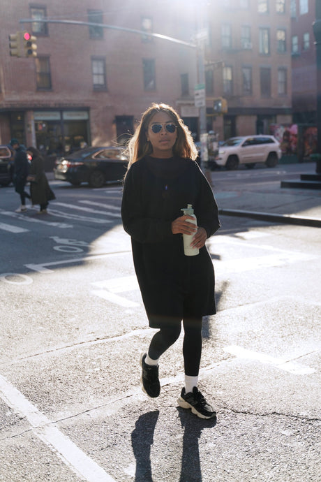 Nina Sweater dress - Black - Dress - Mizyana