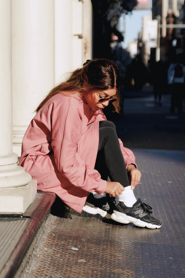 Nina Sweater dress - Rose - Dress - Mizyana