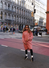 Nina Sweater dress - Rose - Dress - Mizyana