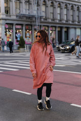 Nina Sweater dress - Rose - Dress - Mizyana