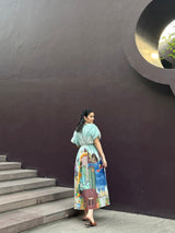 Nirvana Dress in Casa Parade print - Dress - Mizyana