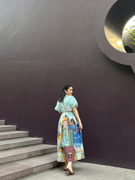 Nirvana Dress in Casa Parade print - Dress - Mizyana