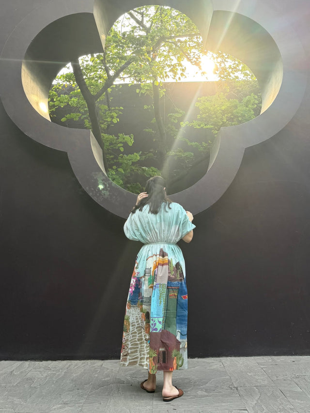 Nirvana Dress in Casa Parade print - Dress - Mizyana
