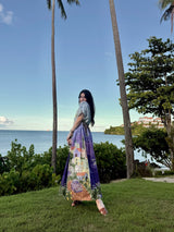 Nirvana Dress in Coastal Serenade Print - Dress - Mizyana
