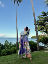 Nirvana Dress in Coastal Serenade Print - Dress - Mizyana