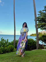Nirvana Dress in Coastal Serenade Print - Dress - Mizyana