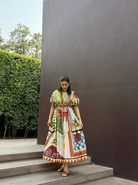 Nirvana Dress in Encanto print - Dress - Mizyana