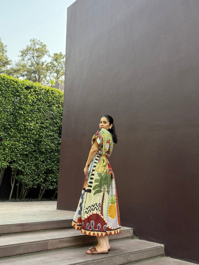 Nirvana Dress in Encanto print - Dress - Mizyana