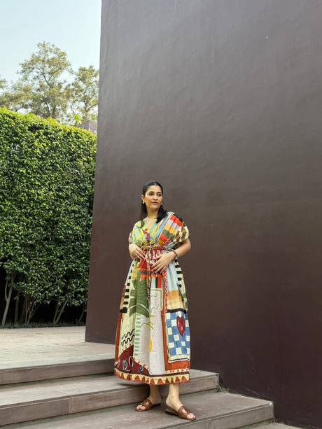 Nirvana Dress in Encanto print - Dress - Mizyana
