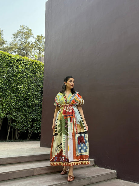 Nirvana Dress in Encanto print - Dress - Mizyana