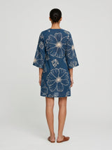 Noa Blue Cotton Dress - Dress - Mizyana