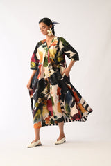 Noir Mayflower Dress - Dress - Mizyana