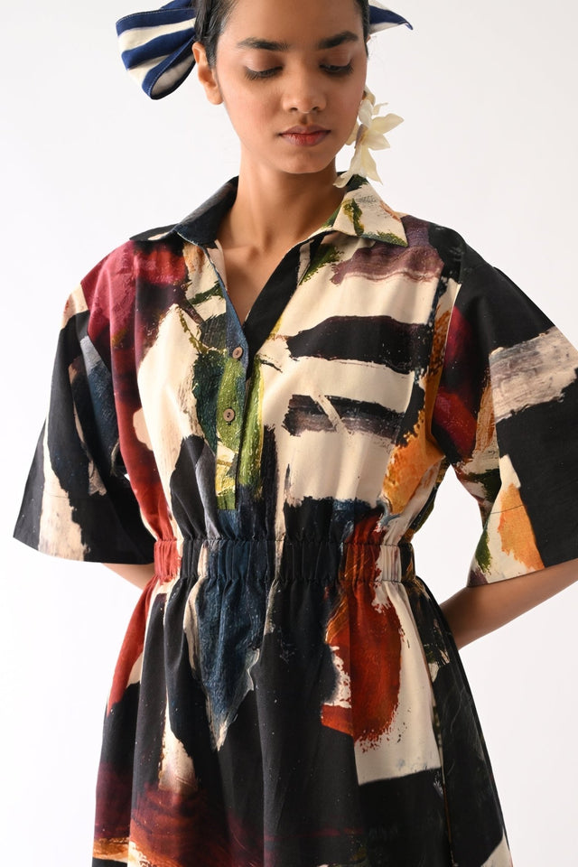 Noir Poem Dress - Dress - Mizyana