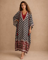 Noor Printed Kaftan Set - Kaftan - Mizyana