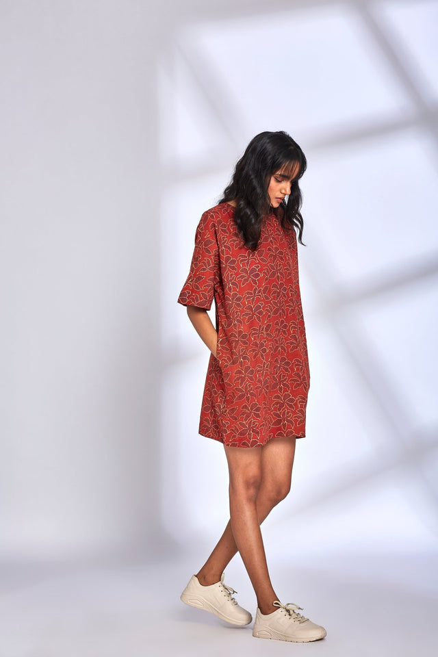Oasis Red Dress - Dress - Mizyana