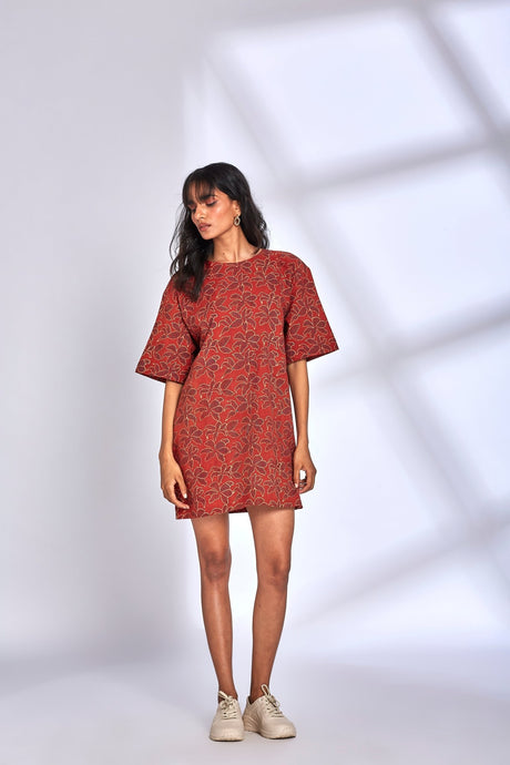 Oasis Red Dress - Dress - Mizyana