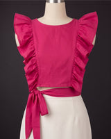 Overlap Cotton Top - Blouse - Mizyana