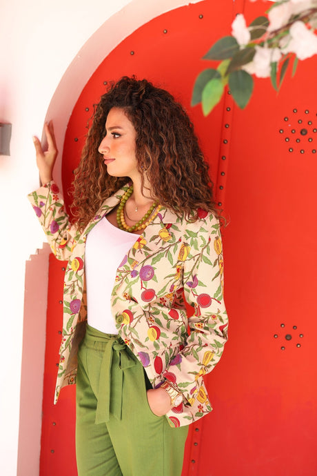 Paradise Linen Blazer - Blazer - Mizyana
