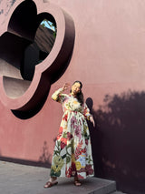 Petalia Dress in Sol Garden print (Sandstone) - Dress - Mizyana