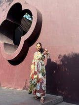 Petalia Dress in Sol Garden print (Sandstone) - Dress - Mizyana