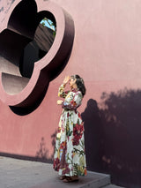 Petalia Dress in Sol Garden print (Sandstone) - Dress - Mizyana