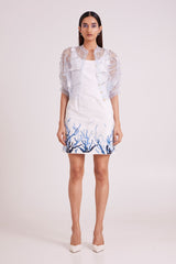 Picabo - Lite Denim Short Dress & Misty Bolero - Two-Piece Set - Mizyana