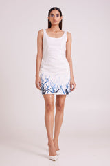 Picabo - Lite Denim Short Dress & Misty Bolero - Two-Piece Set - Mizyana