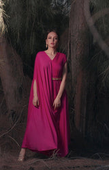 Pink signature drape - Kaftan - Mizyana