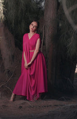 Pink signature drape - Kaftan - Mizyana