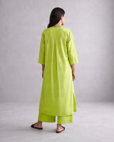 Placket Linen Tunic - Tunic - Mizyana