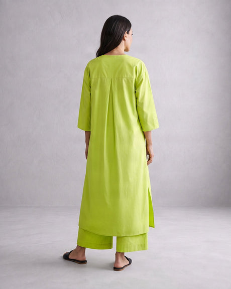 Placket Linen Tunic - Tunic - Mizyana