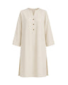 Placket Linen Tunic - Tunic - Mizyana