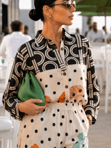 Polka Shells Blouse - Blouse - Mizyana