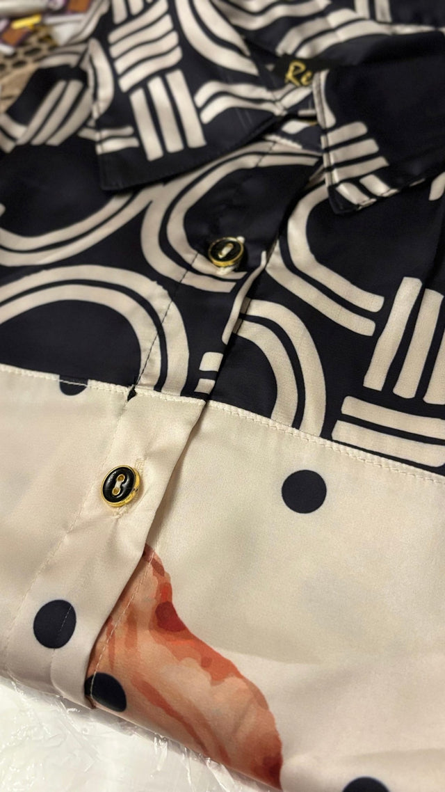 Polka Shells Blouse - Blouse - Mizyana
