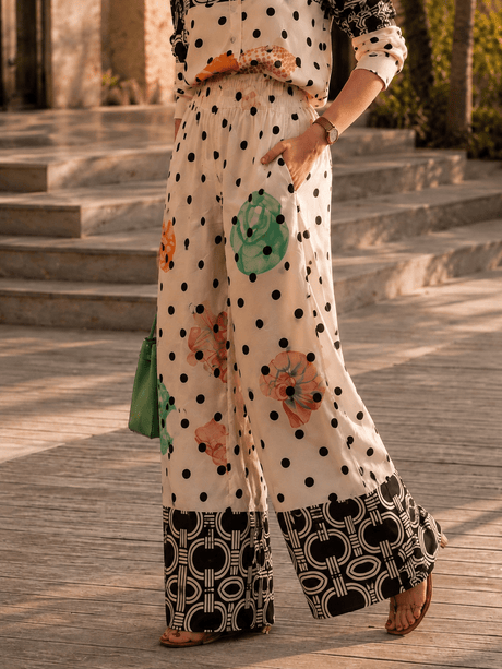 Polka Shells Pants - Trousers - Mizyana