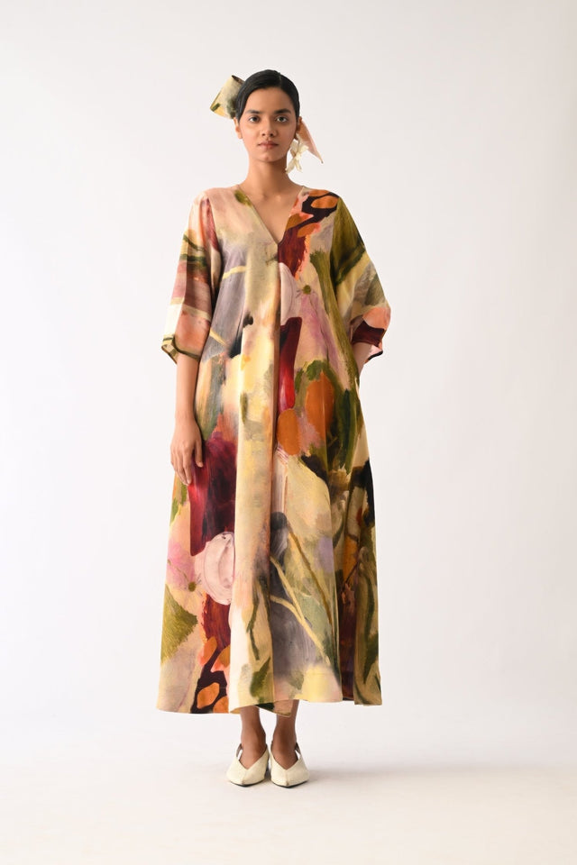 Pollen Mayflower Dress - Dress - Mizyana
