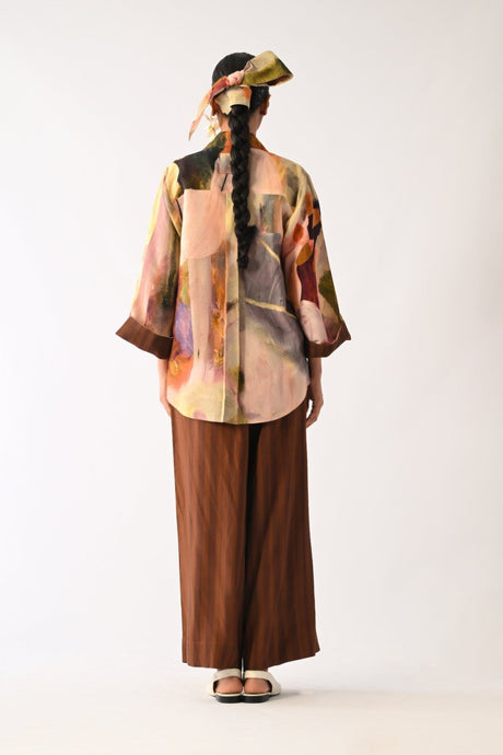 Pollen Psyflora Shirt Set - Two-Piece Set - Mizyana
