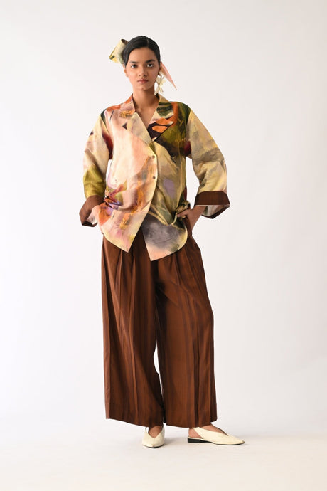 Pollen Psyflora Shirt Set - Two-Piece Set - Mizyana