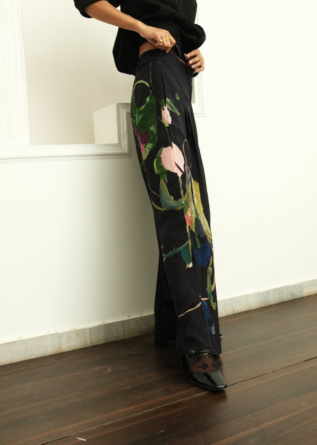 Psyflora Pleated Pants - Trousers - Mizyana