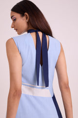 Raasa - Blue Tango Long Dress - Dress - Mizyana