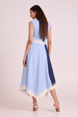 Raasa - Blue Tango Long Dress - Dress - Mizyana